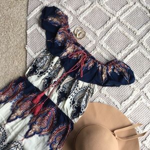 SheIn Boho Maxi Dress Size Large